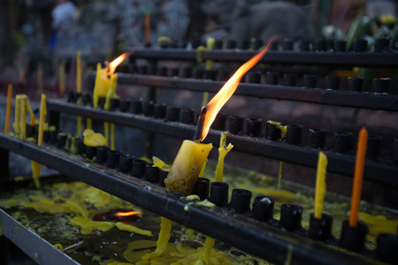 candle flameの写真素材