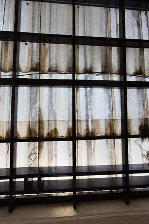 Glass dome , the old roofの写真素材
