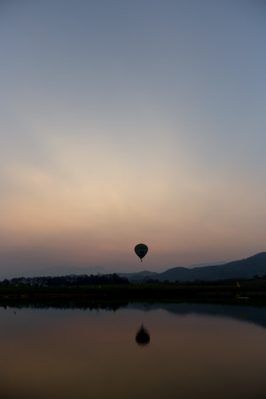Chiang Rai, Thailand - February  10-14: Singha Park International Balloon Fiesta  2016 , February  10-14, 2016 in Chiang Rai , Thailandのeditorial素材