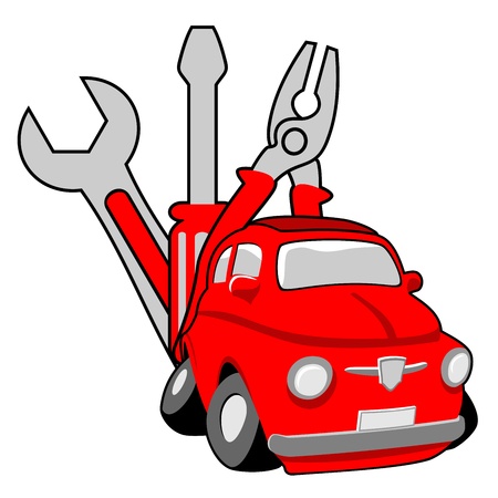 Car Serviceのイラスト素材