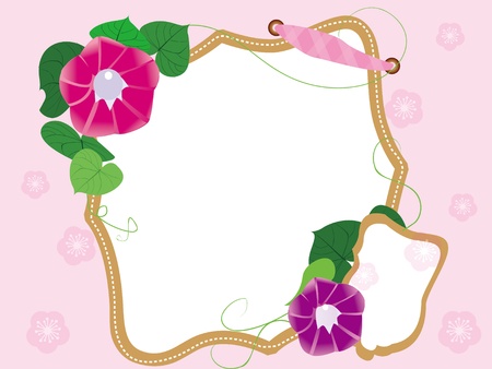 Baby scrapbook flowers のイラスト素材