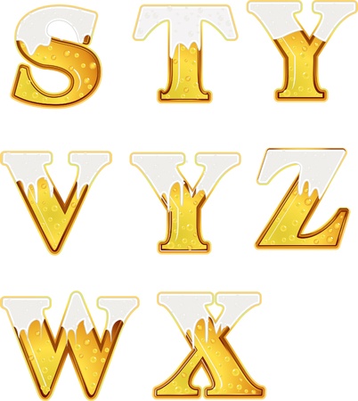 beer word3のイラスト素材