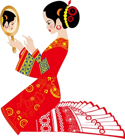 make-up for  weddingのイラスト素材