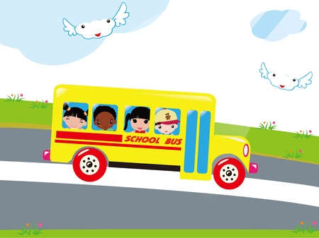 School Busのイラスト素材