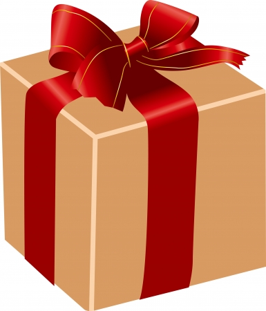 the gift box closeのイラスト素材