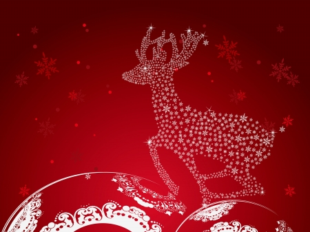 Christmas Greeting Card.のイラスト素材