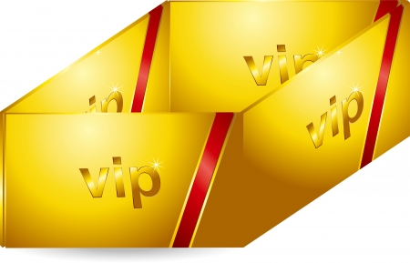 VIP Gold Cardのイラスト素材