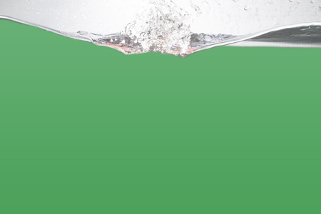 all color, Water  and air bubbles over white backgroundの写真素材