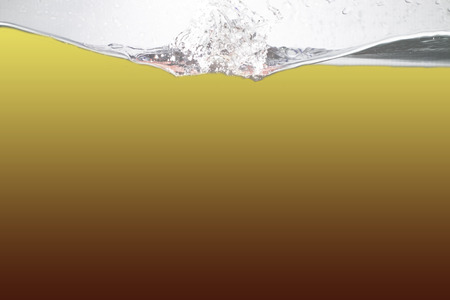 all color, Water  and air bubbles over white backgroundの写真素材