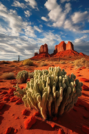 Cactuses in Desertの素材