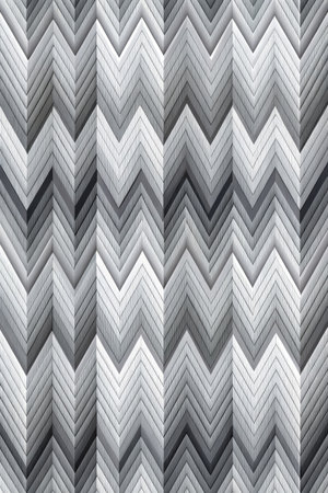 Zigzag pattern in grayscale tones.の素材