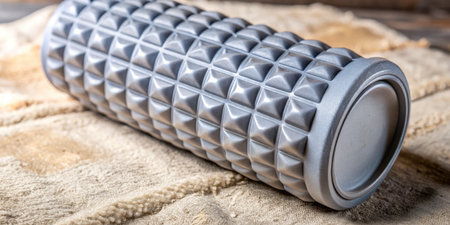 Plastic air filter for air purifier on the background of old fabricの素材