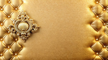 Luxury golden background with copy space for text or image.の素材