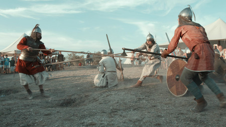 SEVASTOPOL, CRIMEA/RUSSIA SEPTEMBER 13, 2016: Crimean military historical festival on September, 13 in Sevastopolのeditorial素材