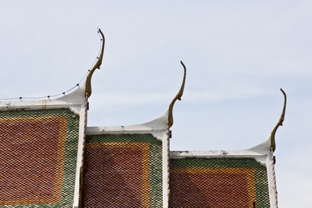 Beautiful Buddihist Temple Gable.