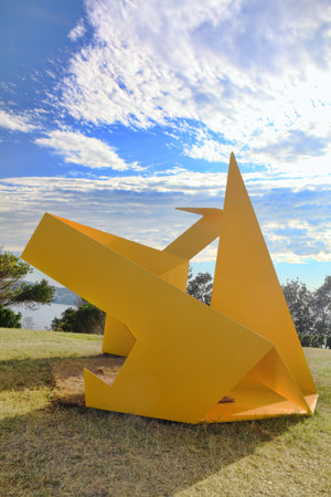 Bondi Beach, Australia - November 3,  2013  Sculpture By The Sea, Bondi 2013  Annual cultural event that showcases emerging artists from around the world  Sculpture titled のeditorial素材