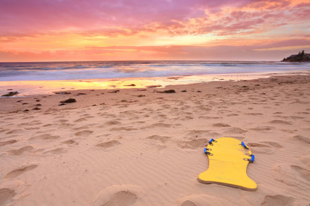 A beautiful beach sunrise at The Entrance south,  Central Coast NSW Australia の写真素材