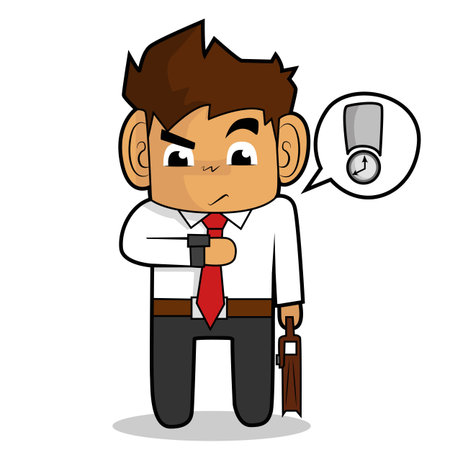 Businessman cartoonのイラスト素材