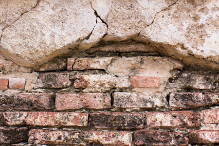 A wall at ancient temple that was built over 600 years in Thailand's ancient capital of Ayutthaya.