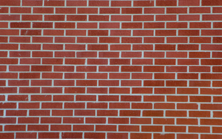  red  brick wall suitable for use as a background の写真素材