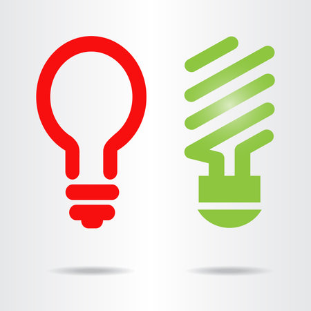 Light bulb icons set. Vector  illustration.のイラスト素材