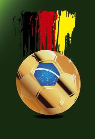 Belgium wm brasil 2014のイラスト素材