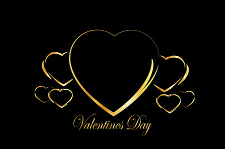 valentines Day background black and whiteのイラスト素材