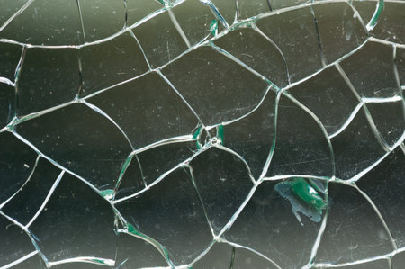 Broken glass texture