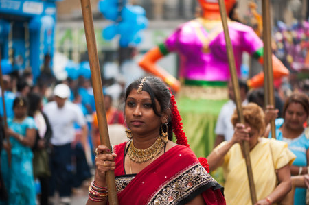 Ganesh Chturthi hindu festival celebrationのeditorial素材