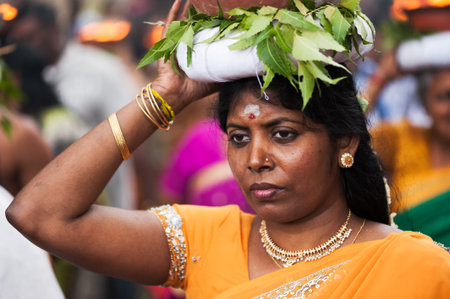 Ganesh Chturthi hindu festival celebrationのeditorial素材