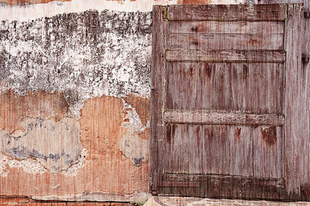 rustic extreme aged door, unfocusedの写真素材