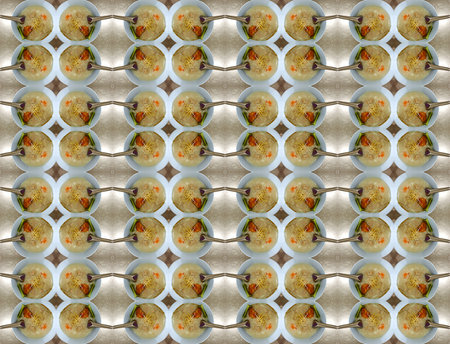 Abstract  rice porridge background seamless