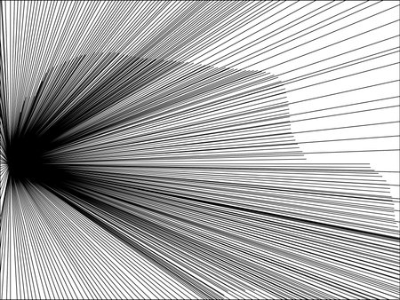 Black and White Illusion Spiral Linesのイラスト素材