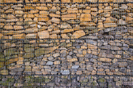 Stones in the basketの写真素材