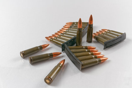 7.62x39 full metal jacket target shooting rifle cartridges with speed loader stripper clips