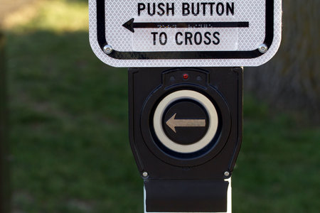 Push to cross button