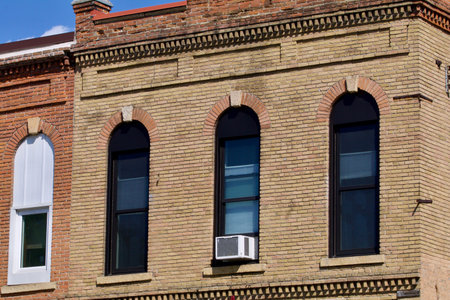 Nineteenth century building, cooled