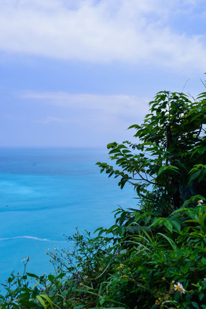 the ocean viewの写真素材