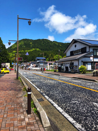 Hakone, Japan, 10th, May, 2018. The landscape of Hakone. Hakone is a town in Kanagawa Prefecture, Japan.のeditorial素材
