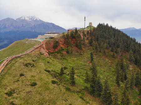 The  view of Qilian Mountains.