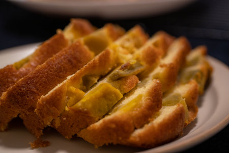 Delicious sweet potato pound cake.