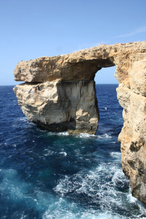 Tourist attraction on island Gozo.の写真素材