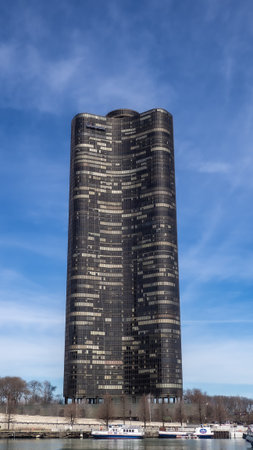 the modern skyscraperの写真素材