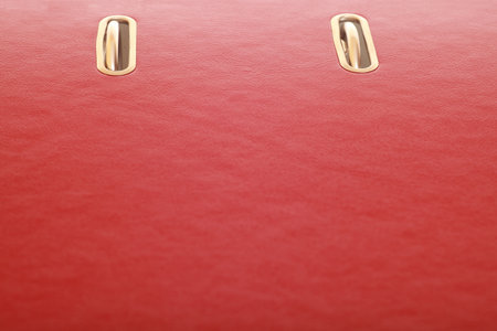 office folders red binder backgroundの写真素材