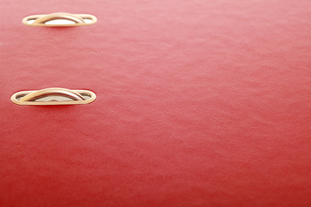 office folders red binder background