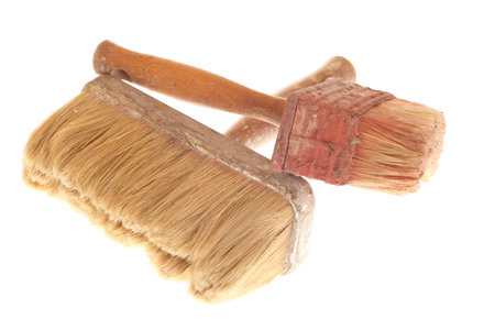 brush isolated on white background の写真素材