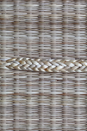 weaved straw Close up straw background. Texture of strawの写真素材