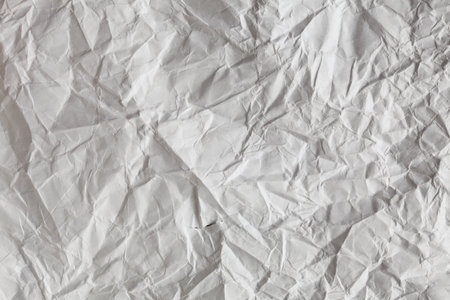 crimp White Paper texture sheet backgroundの写真素材