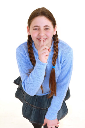 smiling gilrの写真素材