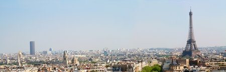 panoramic view of Parisの写真素材